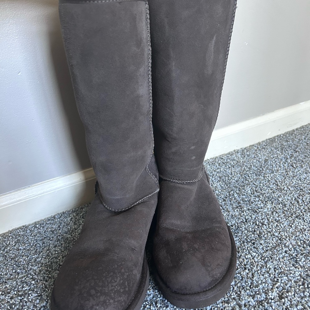 UGG Chocolate Suede Boots